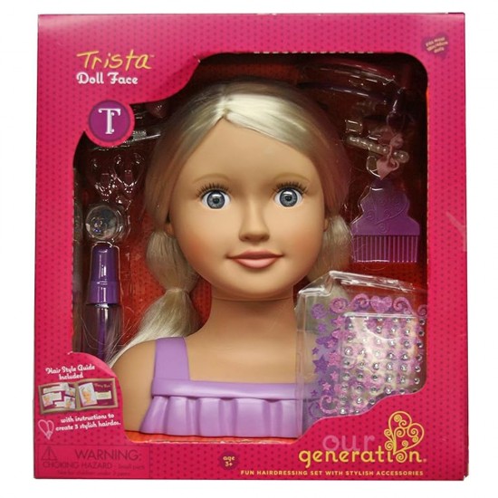 OUR GENERATION DOLL BUST TRISTA OUR GENERATION DOLL BUST TRISTA