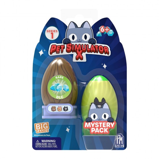 PET SIMULATOR X SERIES 1 MYSTERY PETS MINIFIGURE 2-PACK
