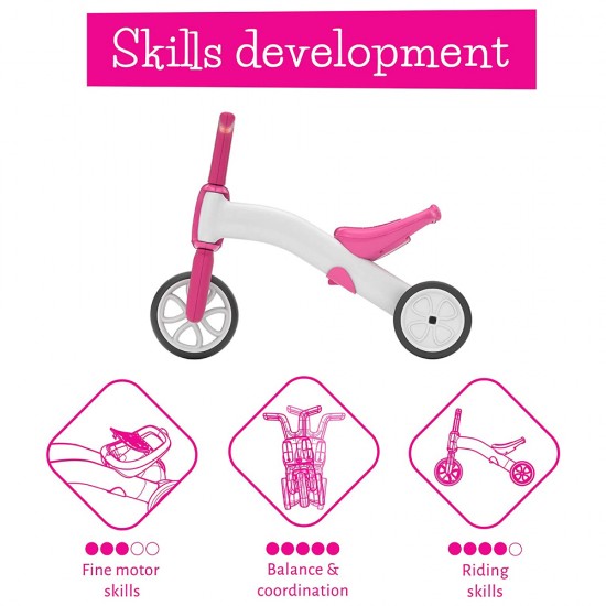 CHILLAFISH BUNZI GRADUAL BALANCE BIKE - PINK CHILLAFISH BUNZI GRADUAL BALANCE BIKE - PINK