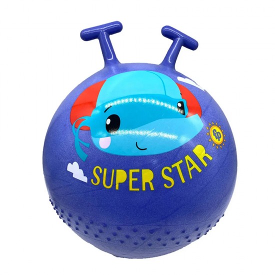 FP 45CM SUPER BOUNCY BALL  WITH PUMP