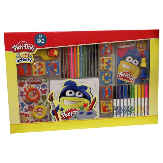 PLAY DOH 67 PIECES ART SET IN JUMBO BOX PLAY DOH 67 PIECES ART SET IN JUMBO BOX