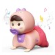 B/O crawling doll (pink) with sound & light