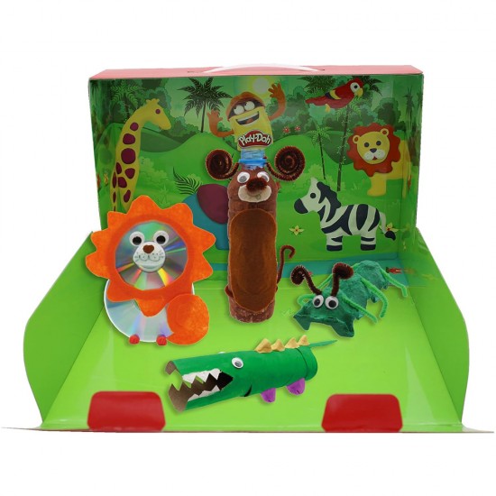 PLAY DOH JUNGLE RECYCLING GAME