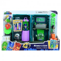 PJ Masks Night Time Micros Romeo's Lair Playset