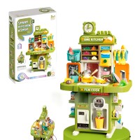 83 CM KITCHEN SET WITH LIGHT AND SOUND SPRAY FUNCTION 2 IN 1