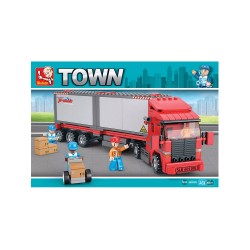 SLUBAN DOUBLE VAN FREIGHT TRAIN