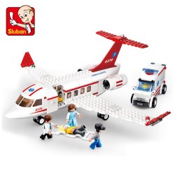 Sluban Medical Air Ambulance Plane Building Blocks Sluban Medical Air Ambulance Plane Building Blocks