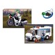SLUBAN POLICE VAN AND MOTORCYCLE