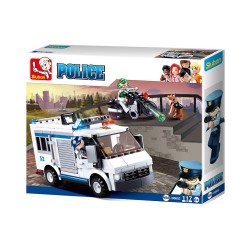 SLUBAN POLICE VAN AND MOTORCYCLE