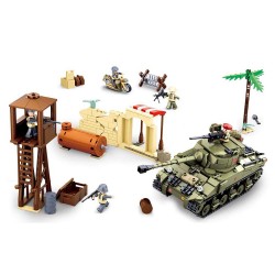 SLUBAN WWII SHERMAN FIREFLY BATTLE TANK