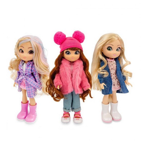 UNIQUE EYES FASHION DOLL 3 ASST