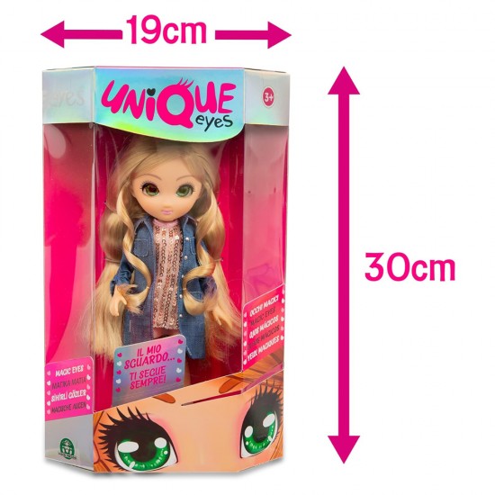 UNIQUE EYES FASHION DOLL 3 ASST