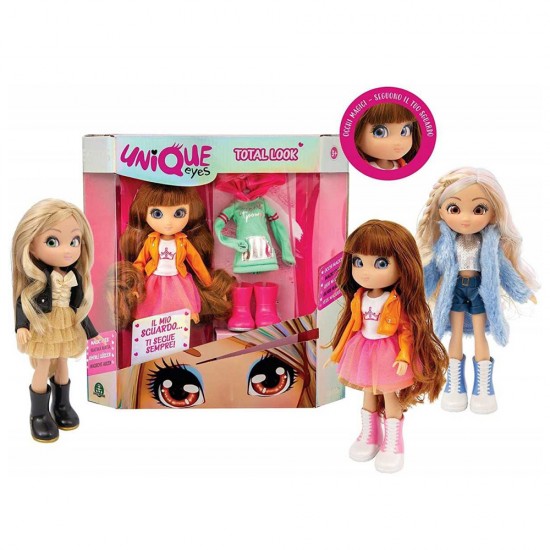 UNIQUE EYES FASH. DOLL TOTAL LOOK 3 ASST UNIQUE EYES FASH. DOLL TOTAL LOOK 3 ASST