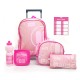 PROMOBOX TROLLEY 6PC PAUSE PINK