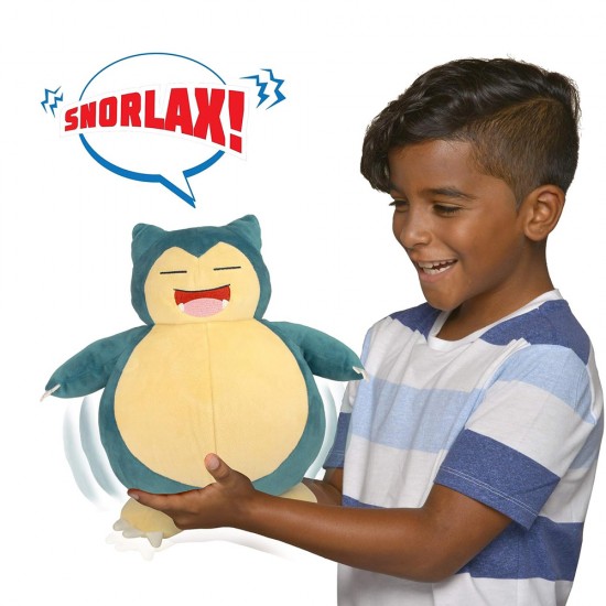 POKEMON SNOOZE ACT. SNORLAX FEATURE PLUSH