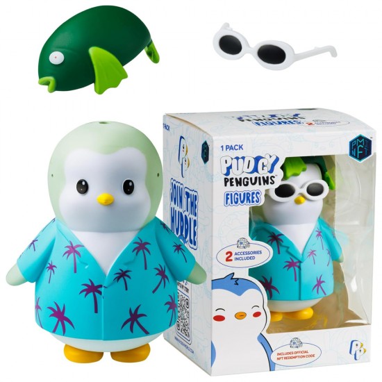 Pudgy Penguins NFT Fig 4.5" 1-PK w/Access Asst. 4