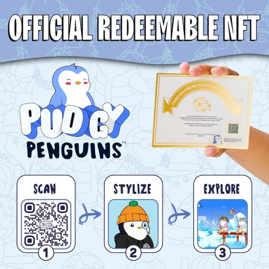 Pudgy Penguins NFT Fig 4.5" 1-PK w/Access Asst. 4