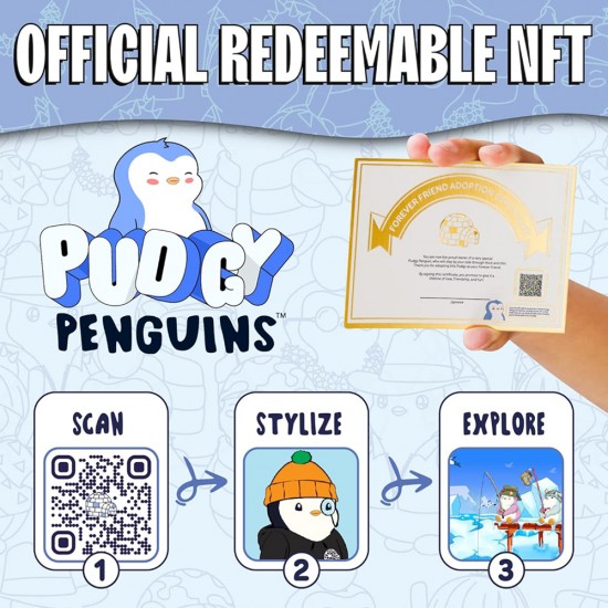 Pudgy Penguins NFT Fig 4.5" 1-PK w/Access Asst. 4 Pudgy Penguins NFT Fig 4.5" 1-PK w/Access Asst. 4