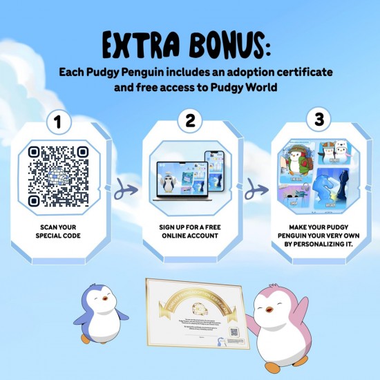 Pudgy Penguins NFT Fig 4.5" 1-PK w/Access Asst. 2 Pudgy Penguins NFT Fig 4.5" 1-PK w/Access Asst. 2