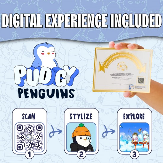 Pudgy Penguins NFT Huggable Plush 11.8" Asst. 4 Pudgy Penguins NFT Huggable Plush 11.8" Asst. 4