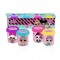 4 color clay set lol friends characters