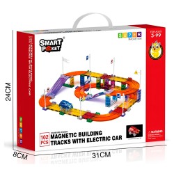 ELECTRIC RAIL CAR MAGNETIC SHEET SET 102PCS- STANDARD EDITION