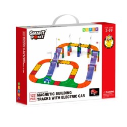  ELECTRIC RAIL CAR MAGNETIC SHEET SET 122PCS- UPGRADED VERSION