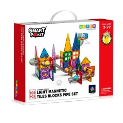  LIGHT MAGNETIC SHEET PIPING SET 101PCS- STANDARD EDITION