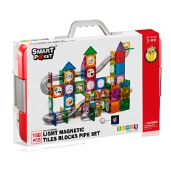 LIGHT MAGNETIC PIECE PLUMBING SET 168PCS- DELUXE EDITION
