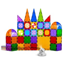 LIGHTS MAGNETIC PIECE CASTLE SET 58PCS- STANDARD EDITION LIGHTS MAGNETIC PIECE CASTLE SET 58PCS- STANDARD EDITION
