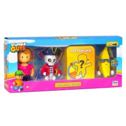 Stumble Guys Mini Action Fig 3" 4-PK Asst.