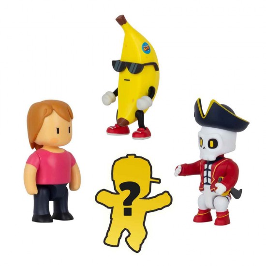 Stumble Guys Mini Action Fig 3" 4-PK Asst.