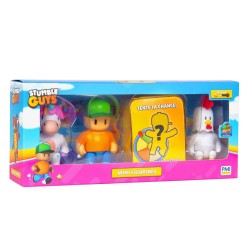 Stumble Guys Mini Action Fig 3" 4-PK Asst.