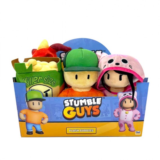 Stumble Guys Plush Buddies 8" Asst. CDU Stumble Guys Plush Buddies 8" Asst. CDU