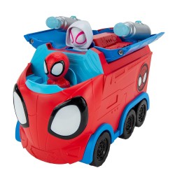 SPIDEY N FRIENDS WEB SPINNING HAULER TRANSFORMING VEHICLE
