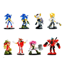 SONIC ARTICULATED ACTION FIGURES 8-PACK DELUXE BOX SONIC ARTICULATED ACTION FIGURES 8-PACK DELUXE BOX