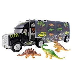GIANT DINOSAUR TRUCK TOY CARRIER WITH CARS AND DINOSAURS GIANT DINOSAUR TRUCK TOY CARRIER WITH CARS AND DINOSAURS