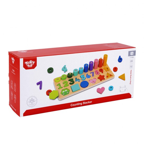 TOOKY TOY COUNTING STACKER TOOKY TOY COUNTING STACKER