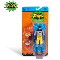 DC RETRO 6IN WV2 - BATMAN 66 - BATMAN SWIM SHORTS