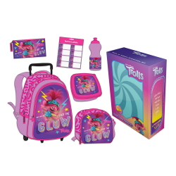 PROMOBOX TROLLEY 6PC TROLLS