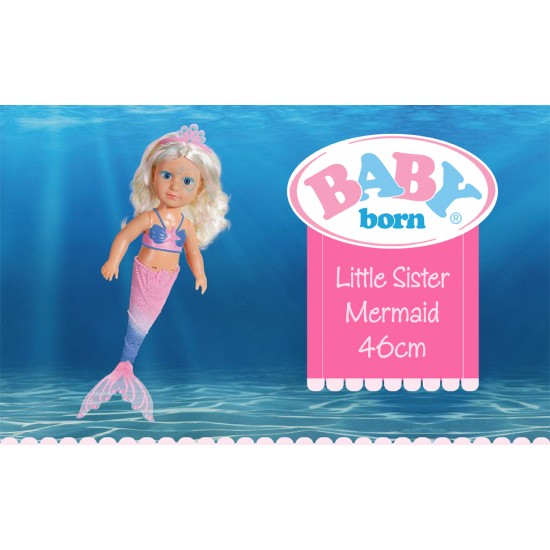 BABY born Little Sister Mermaid 46cm